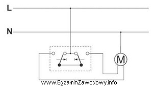 Jaki rodzaj łącznika zastosowany jest w obwodzie przedstawionym 