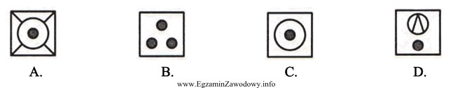 Symbol graficzny urządzenia AGD - suszarki, przedstawiono na rysunku