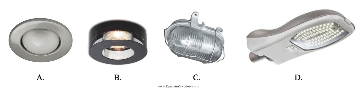 Którą z przedstawionych opraw oświetleniowych należy zastosować 