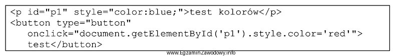 Co można powiedzieć o wyświetlonym przez witrynę tekś