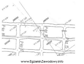 Na mapie geologicznej przedstawiono zaburzenie warstw skalnych