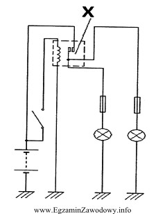 Element oznaczony na schemacie symbolem 