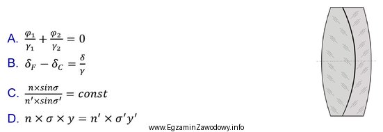 W pokazanym na rysunku układzie dwóch soczewek w 