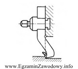 Przedstawione na rysunku narzędzie skrawające stosowane jest na
