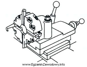 Mechanizmem tokarki przedstawionym na rysunku jest