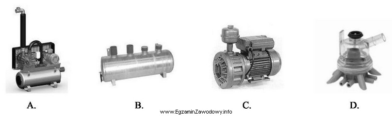 Która z ilustracji przedstawia agregat podciśnienia dojarki?