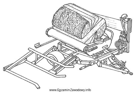 Którą maszynę rolniczą, przeznaczoną do zbioru zielonek, przedstawiono na 