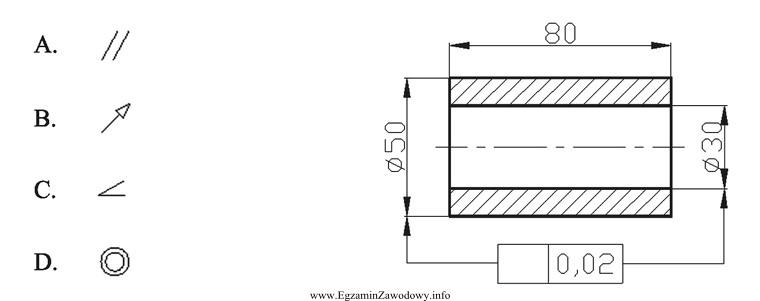 Który symbol graficzny należy wstawić w ramkę na 