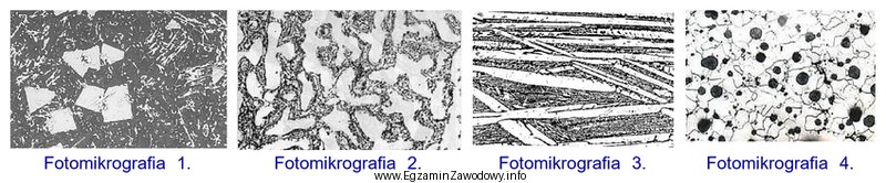 Na której fotomikrografii przedstawiono strukturę stopu łożyskowego (