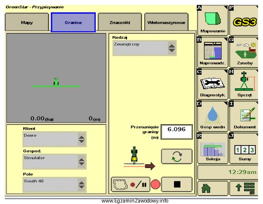 Panel sterowania przedstawia proces