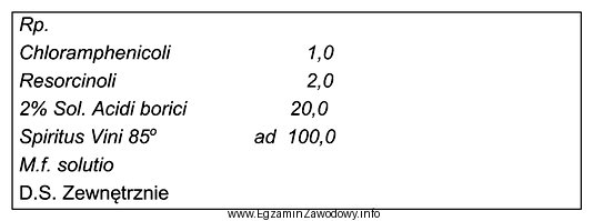 Ile gramów 3% roztworu kwasu borowego należy użyć 