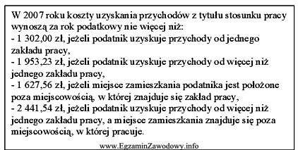 Pracownik zamieszkały w Krakowie, jest zatrudniony w dwóch 