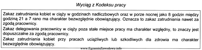 Kobiety w ciąży można zatrudniać za ich 