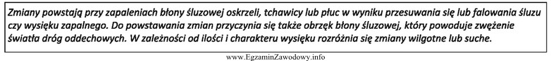 Którym terminem określa się opisane szmery oddechowe?