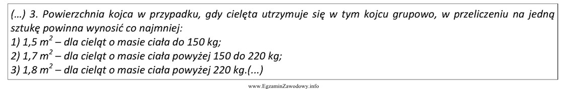 Na podstawie wyciągu z rozporządzenia określ maksymalną 