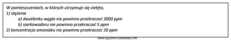 Na podstawie zamieszczonej informacji wskaż substancję, której stęż