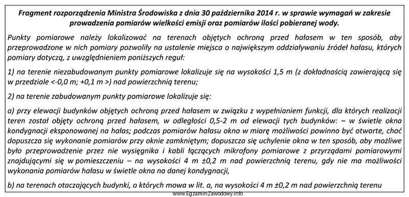 Na podstawie rozporządzenia Ministra Środowiska określ, na 