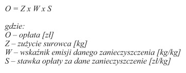 Oblicz opłatę za emisję butanolu z procesu technologicznego dla 