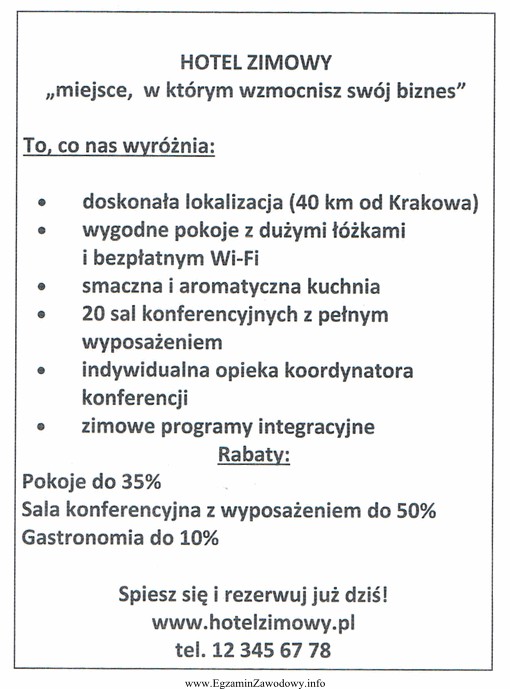 Do którego segmentu gości została skierowana oferta 