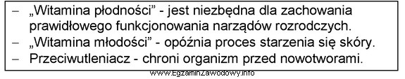 Która witamina spełnia w organizmie funkcje wymienione w 