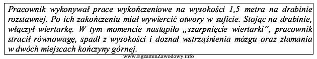 We wnioskach i zaleceniach profilaktycznych dotyczących opisanego wypadku nie 