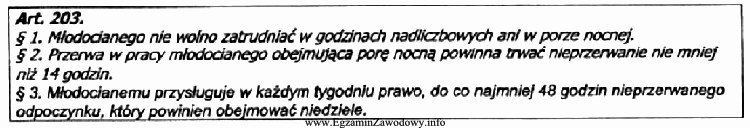 Czy, zgodnie z przepisami, młodociany pracownik może rozpoczą