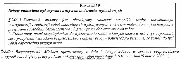 Pracownicy, upoważnieni do wykonywania robót budowlanych z uż