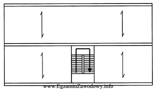 Rysunek przedstawia układ konstrukcyjny budynku