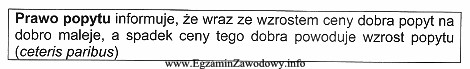 Zawarty w przedstawionej definicji prawa popytu łaciński termin 