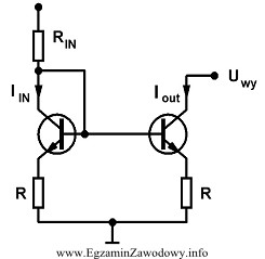 Jaką funkcję pełni rezystor R<sub>IN</sub> w 