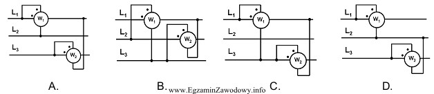 Który z przedstawionych układów połączeń 