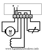 W czasie pracy silnika zasilanego w układzie przedstawionym na 