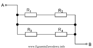 Ile wynosi wartość rezystancji zmierzonej pomiędzy zaciskami A 