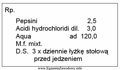 Aby zapobiec powstaniu niezgodności recepturowej przy sporządzaniu leku 