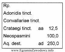 Jakie działanie ma mieszanka sporządzona według zał