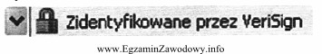 Symbol kłódki oznaczający połączenie szyfrowane 