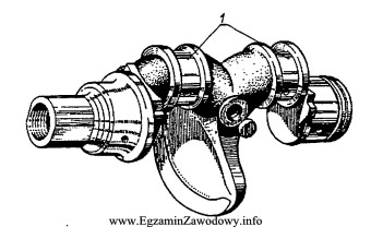 Elementy oznaczone cyfrą 1, na rysunku wału korbowego silnika dwucylindrowego, 