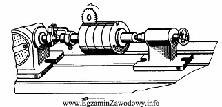 Przedmiot obrabiany przedstawiony na rysunku jest zamocowany w