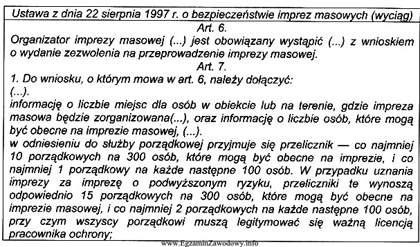 Na podstawie przytoczonego w ramce przepisu określ, jaką minimalną 