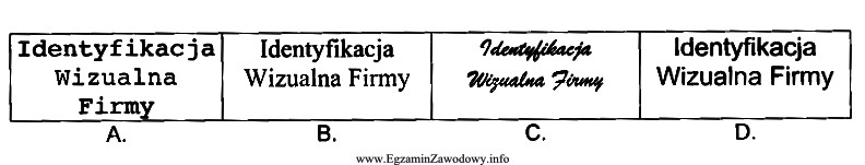 Który tekst został napisany czcionką Times New Roman (antykwą 