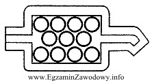 Zaświecenie na żółto lampki kontrolnej przedstawionej 