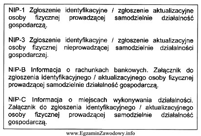 Osoba fizyczna samodzielnie prowadząca działalność gospodarczą z 