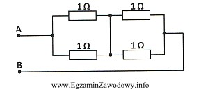 Ile wynosi rezystancja zastępcza układu rezystorów widziana 