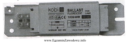 Jaki element oprawy oświetleniowej przedstawiono na rysunku?