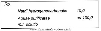 Jaką substancję należy zastosować wykonując załączoną 