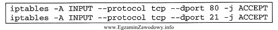 Iptables to program sterujący filtrem pakietów (głó