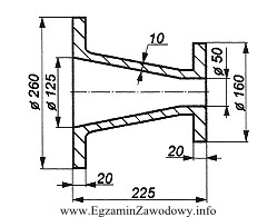 Wskaż technologię wytwarzania części przedstawionej na rysunku.