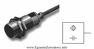 Na rysunku przedstawiono wygląd zewnętrzny czujnika i odpowiadają