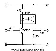 Element oznaczony na schemacie symbolem 4N35 to