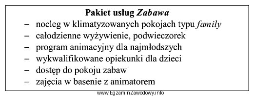 Który segment gości jest adresatem oferowanego przez hotel 